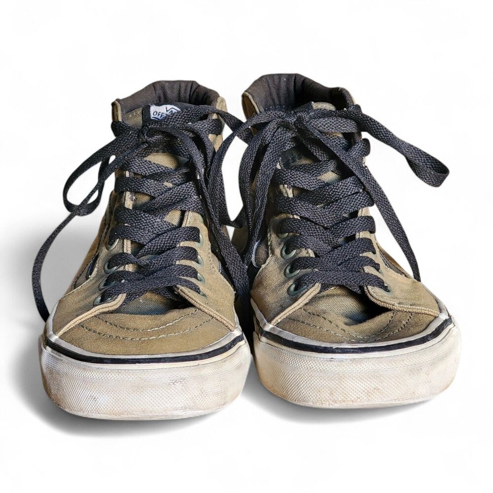 Vans Off The Wall Classic Sneaker Men’s 6.5 Women's 8 Olive Sk8t Shoe Skater - Picture 4 of 7